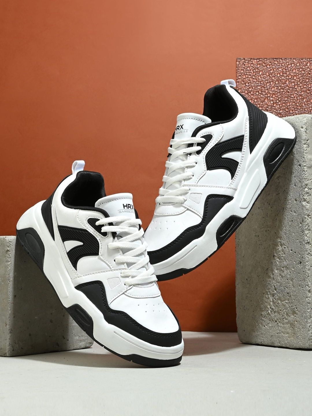 HRX by Hrithik Roshan Men Colourblocked Synthetic Sneakers
