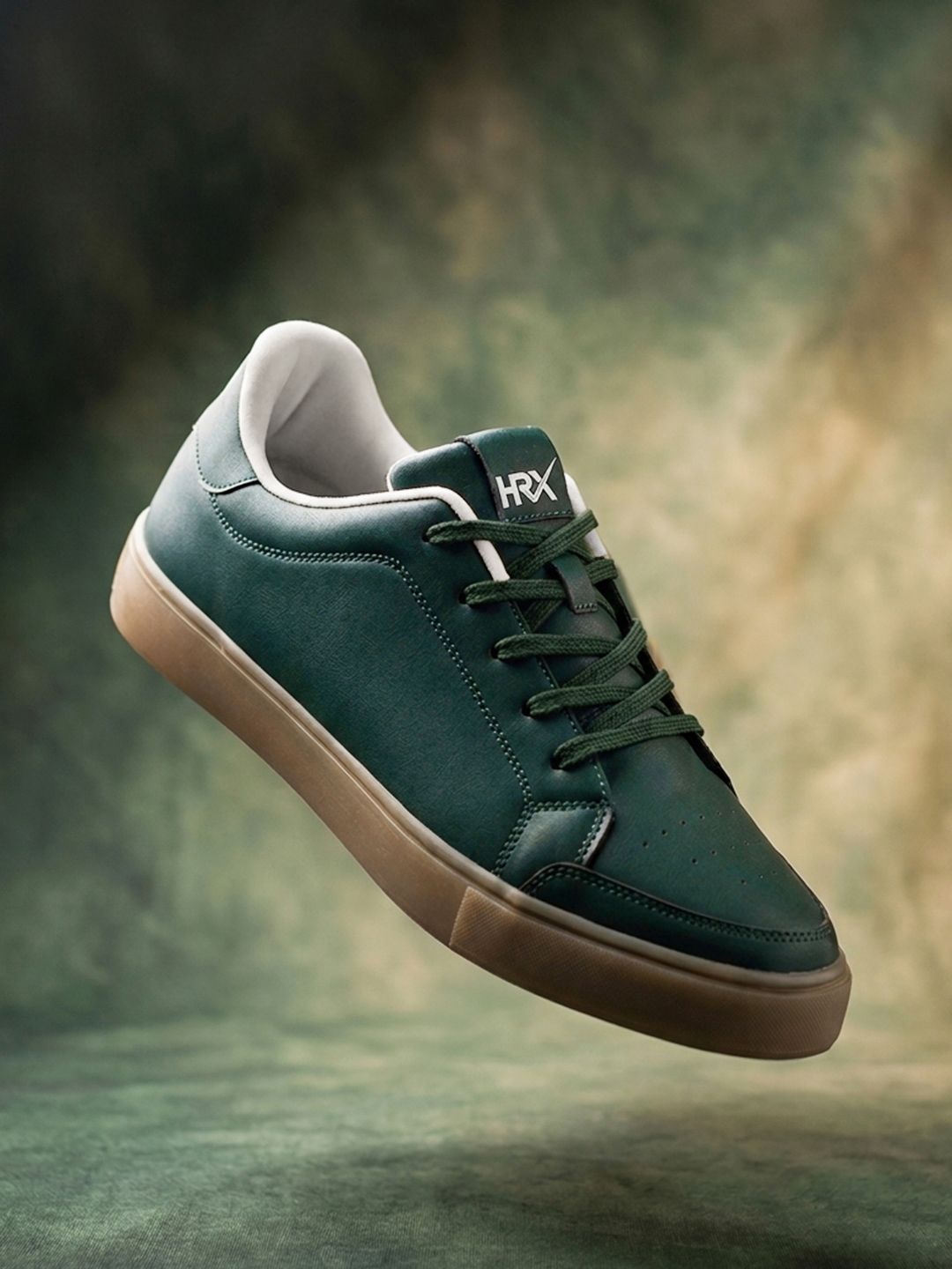 HRX by Hrithik Roshan Men Contrast Sole Lace-Up Sneakers