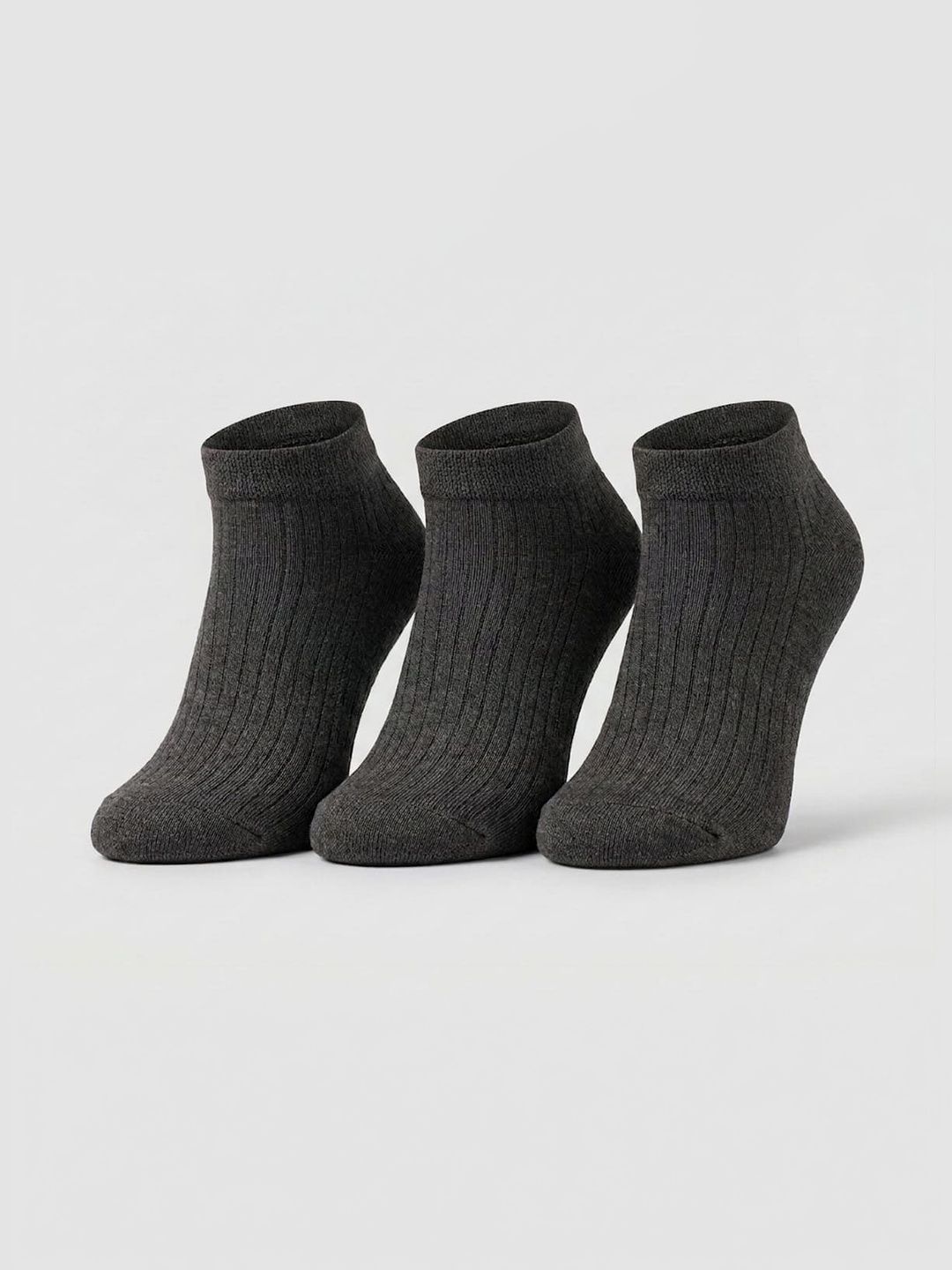 SZN Unisex Pack of 3 Cotton Patterned Ankle Length Socks