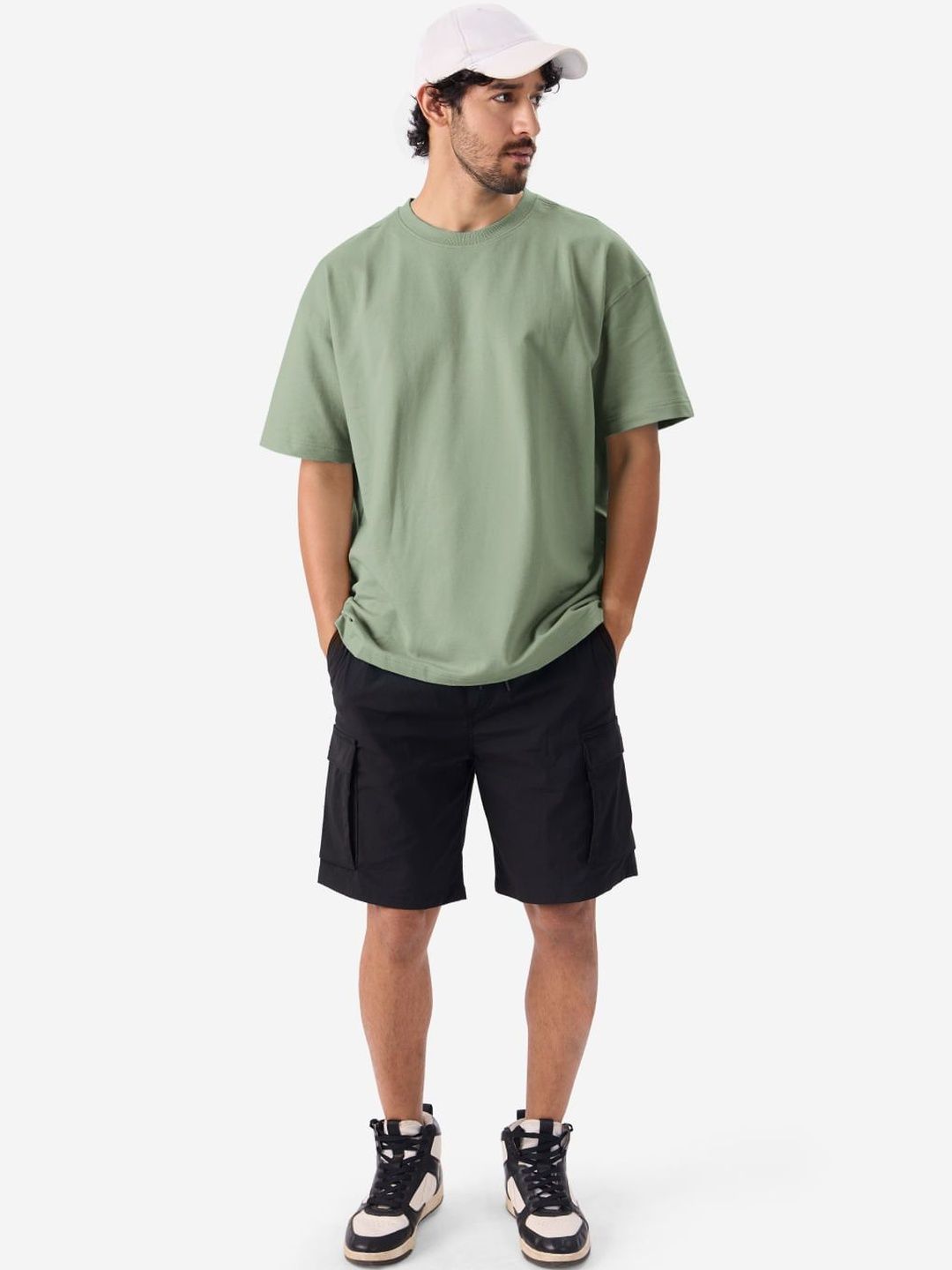 LazyGreg Men Oversized Pure Cotton T-shirt