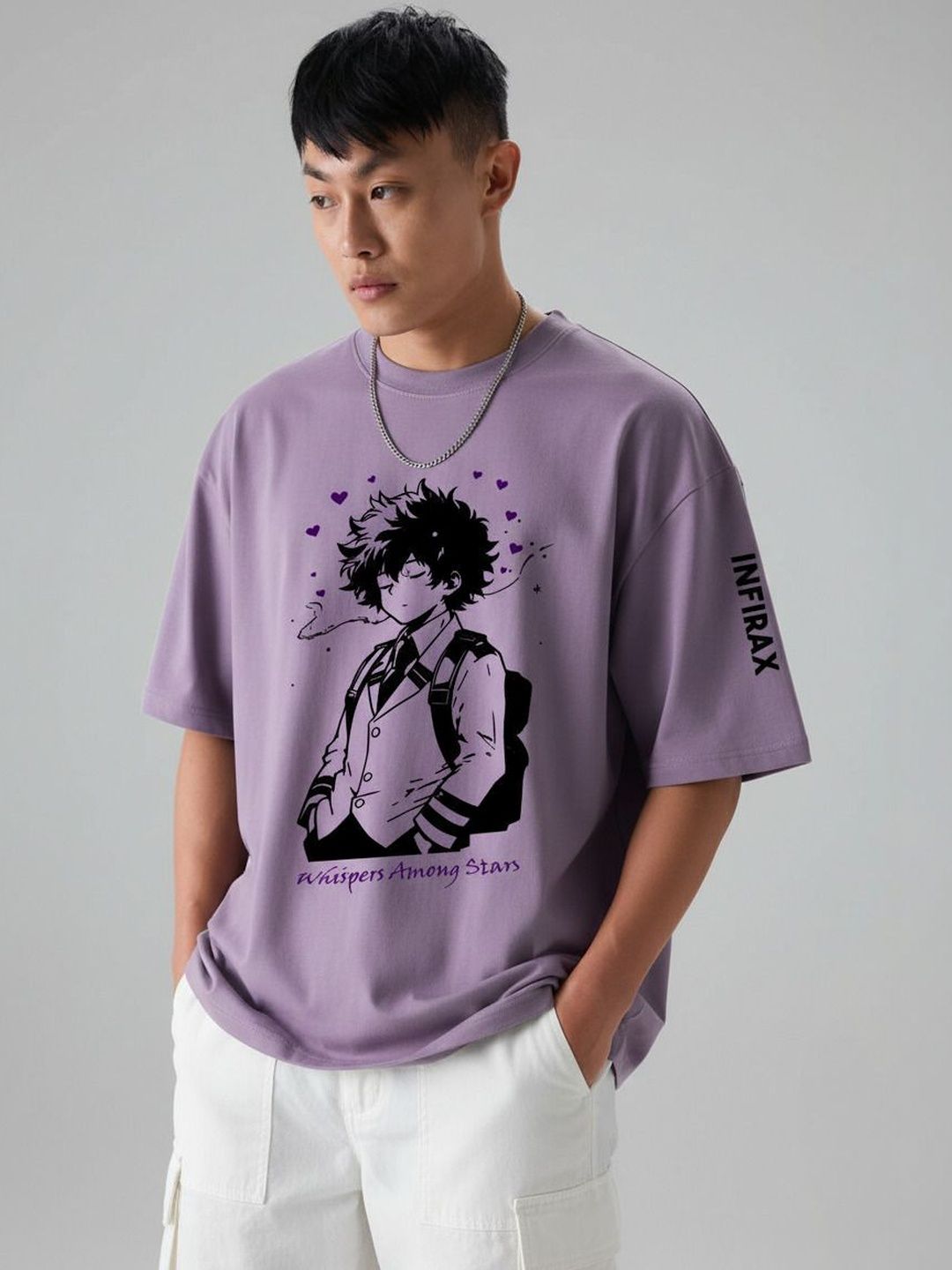 LazyGreg Men Printed Pure Cotton T-shirt