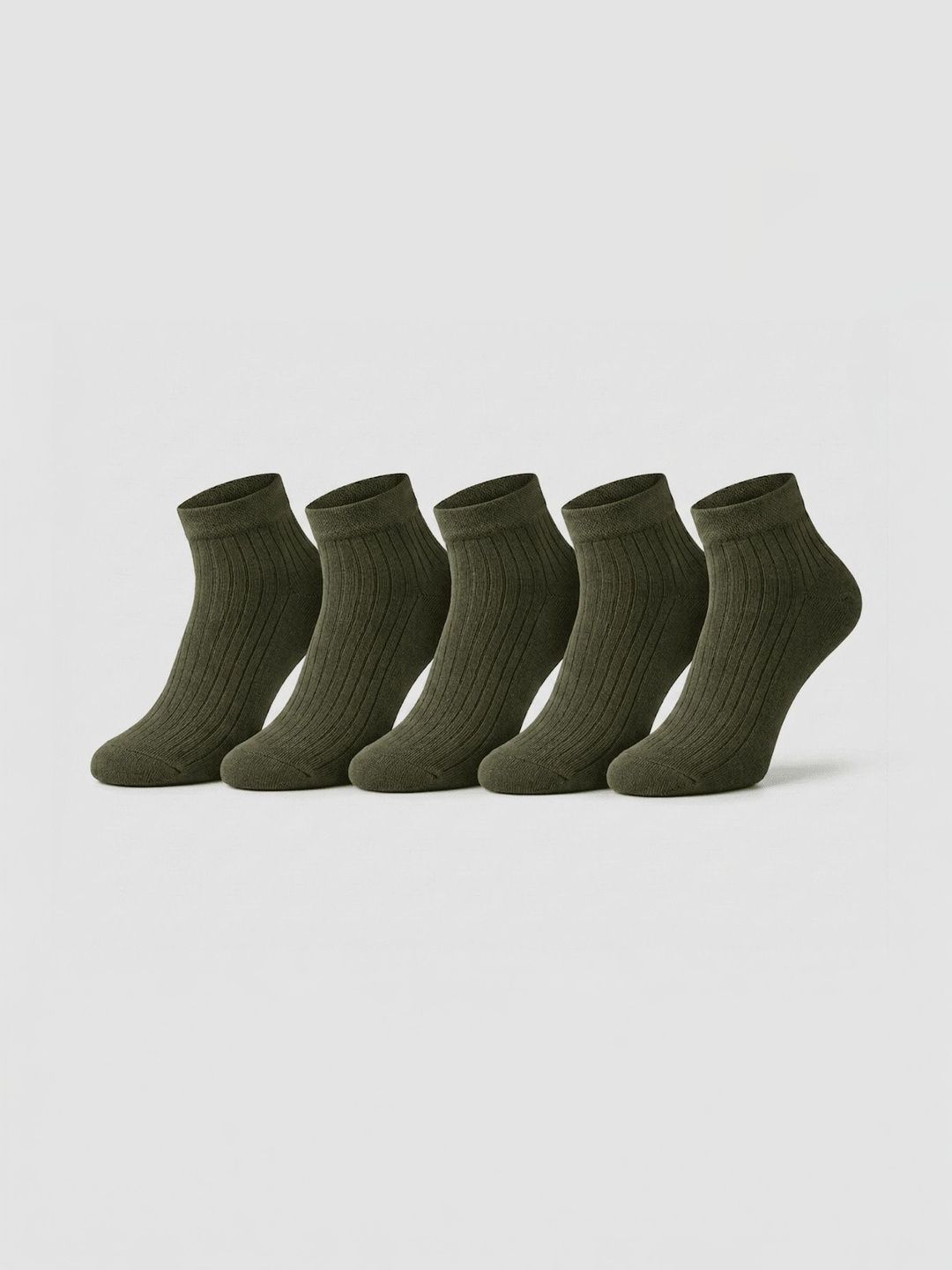 SZN Unisex Pack of 5 Cotton Ankle Length Socks