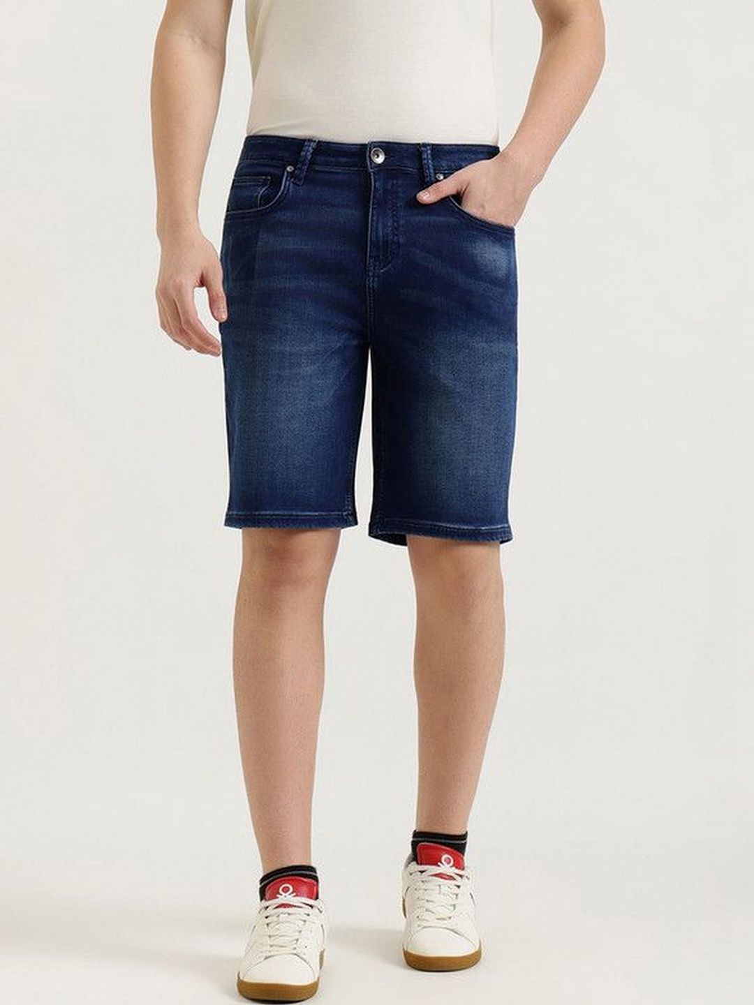 Short Bermuda United Colors Of Benetton - Coton Organique Léger Et Confortable