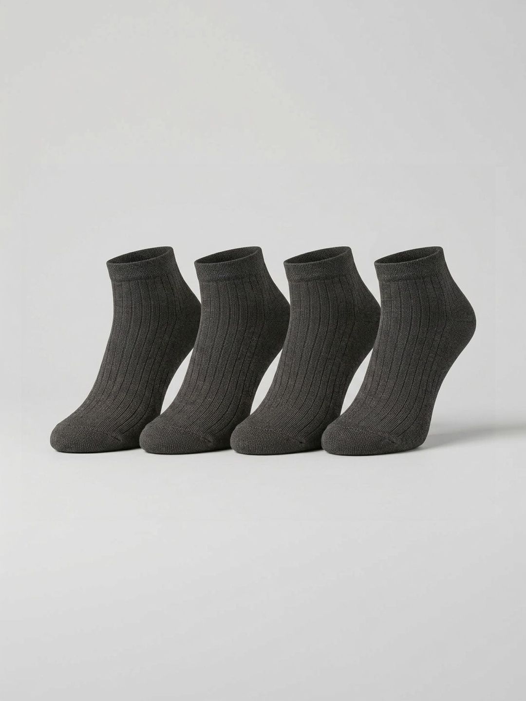 SZN Unisex Pack of 4 Cotton Patterned Ankle Length Socks