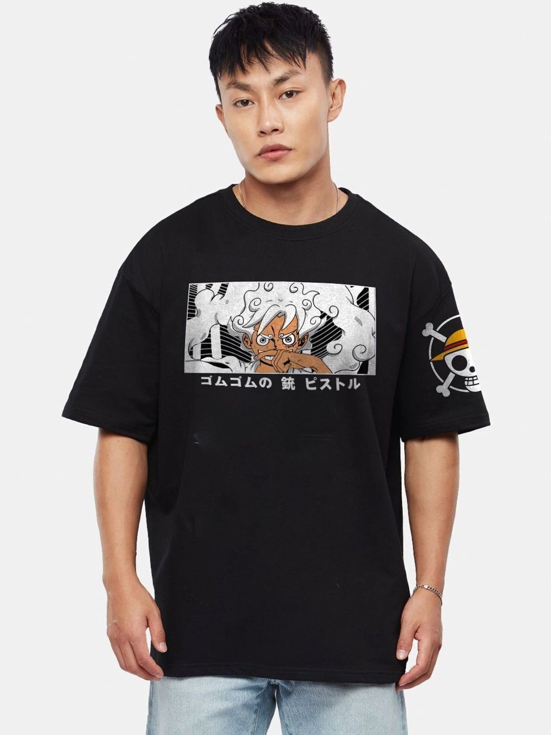 LazyGreg Men Printed Pure Cotton T-shirt