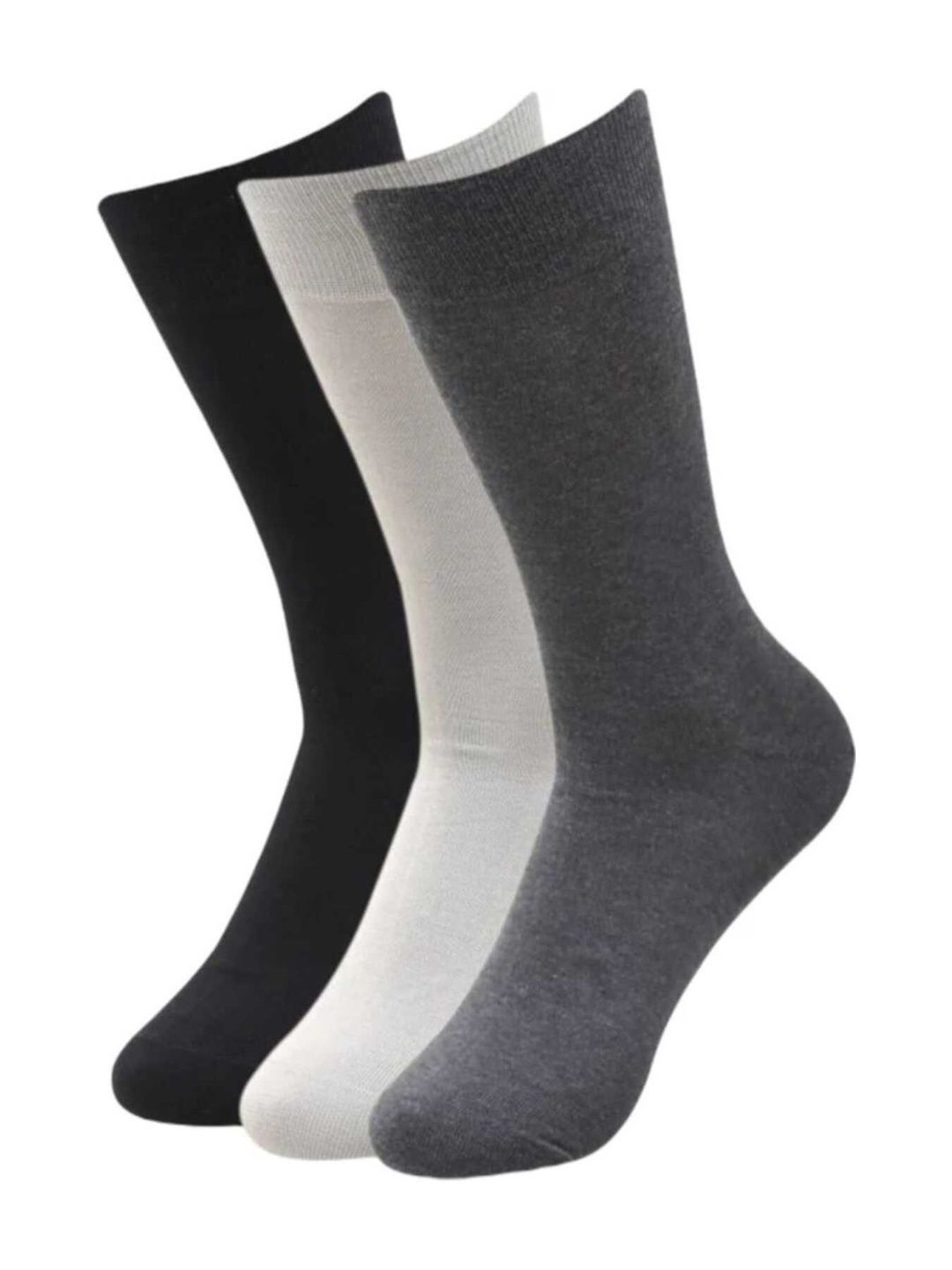 akeet trend Unisex Pack of 3 Cotton Assorted Calf Length Socks