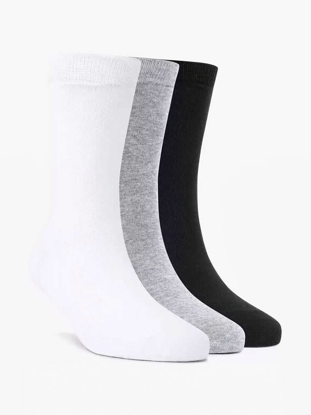 akeet trend Unisex Pack of 3 Cotton Calf Length Socks