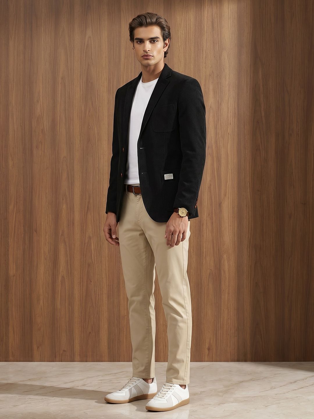 Mr Bowerbird Self Design Single-Breasted Blazer