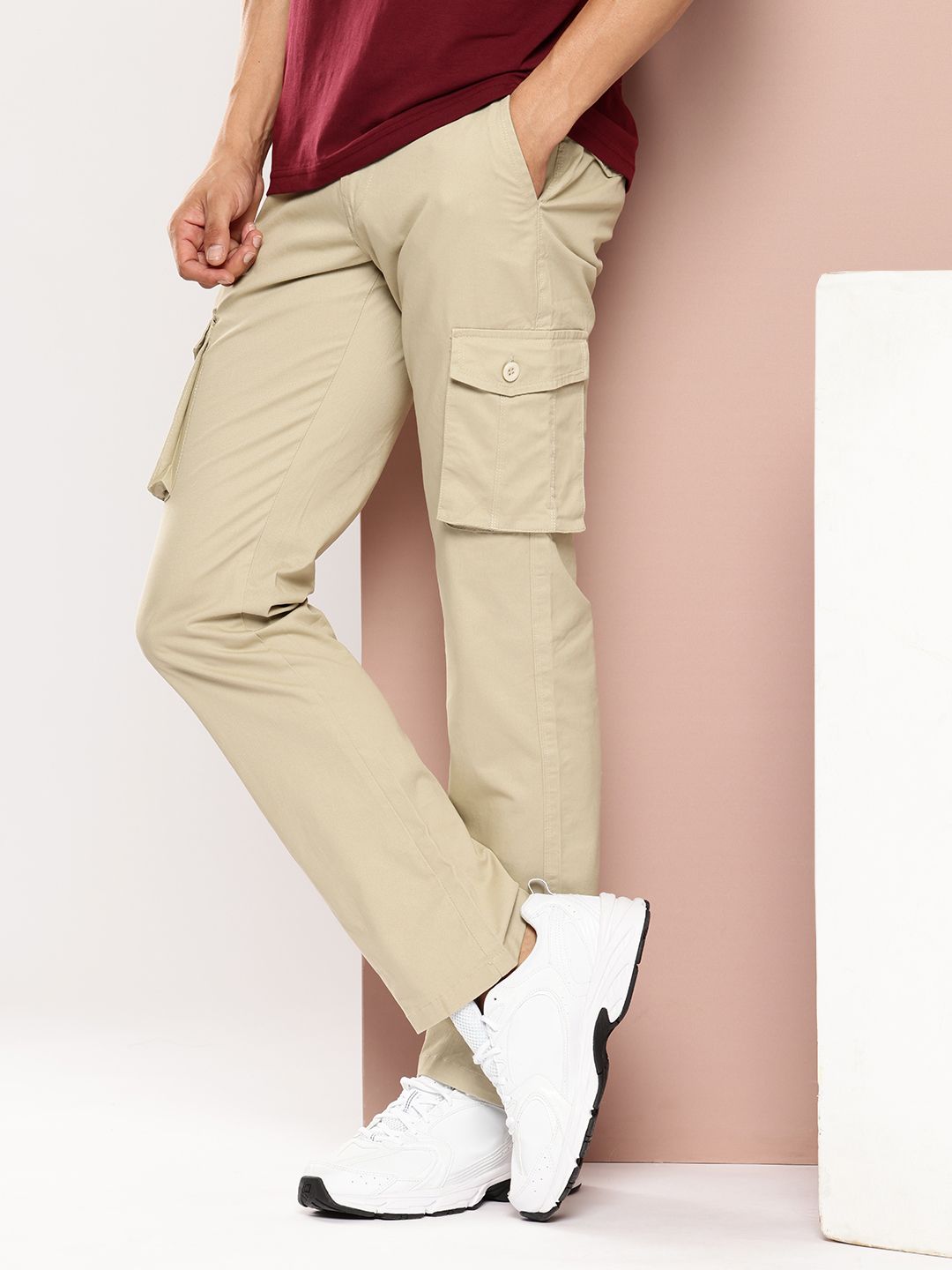 TURNFIT TURNFIT Men Relaxed Cargos Trousers