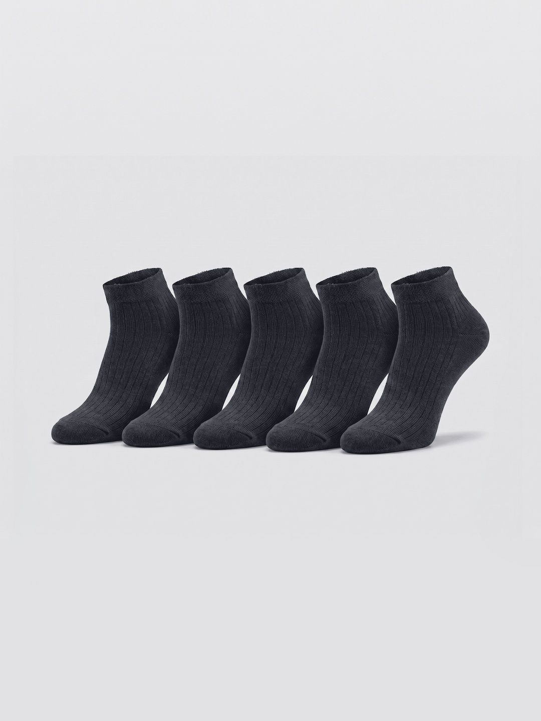 SZN Unisex Pack of 5 Cotton Patterned Ankle Length Socks