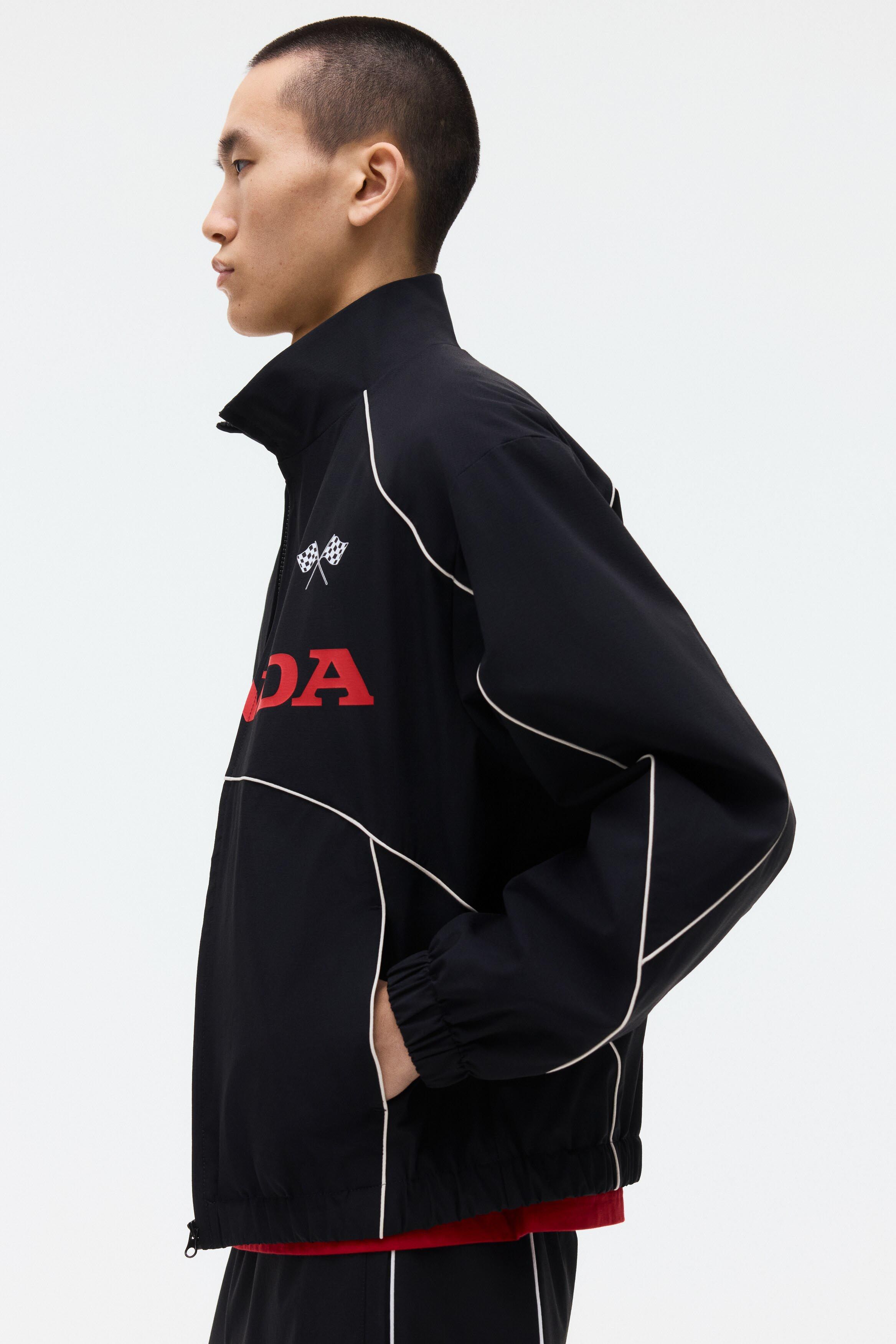 Buy H&M Loose Fit Printed Nylon Track Jacket - Jackets for Men