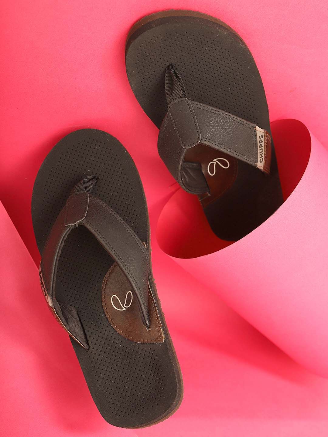CHUPPS Men Comfort Everyday Wear Flip Flops