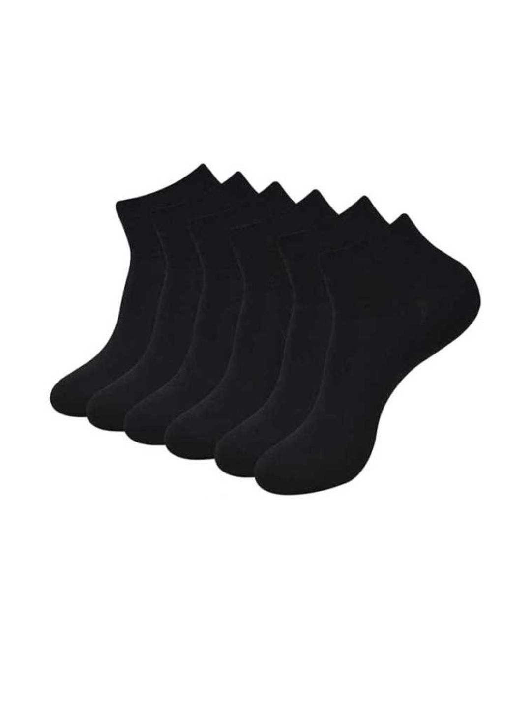 akeet trend Unisex Pack of 6 Cotton Assorted Ankle Length Socks