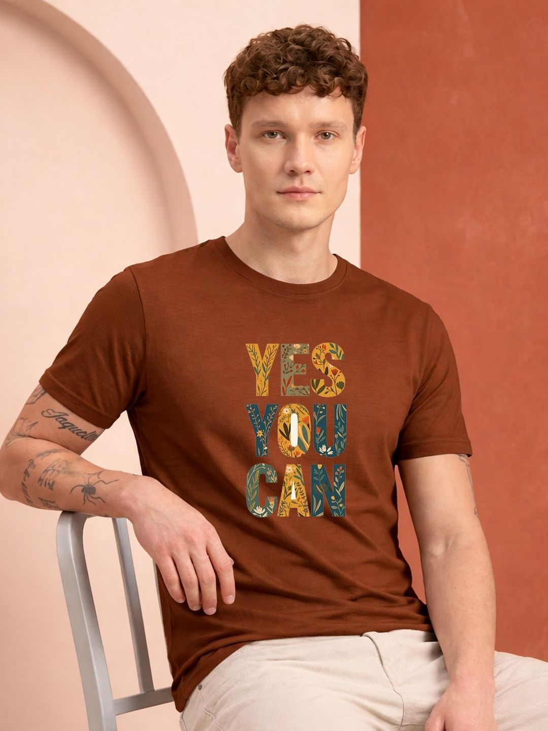 HERE&NOW Men Printed T-shirt