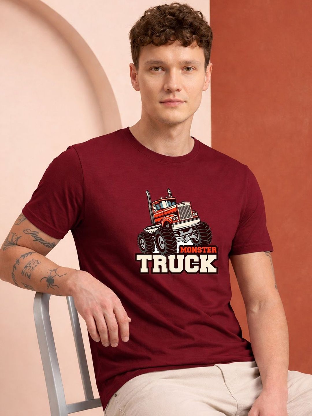 HERE&NOW Men Printed T-shirt