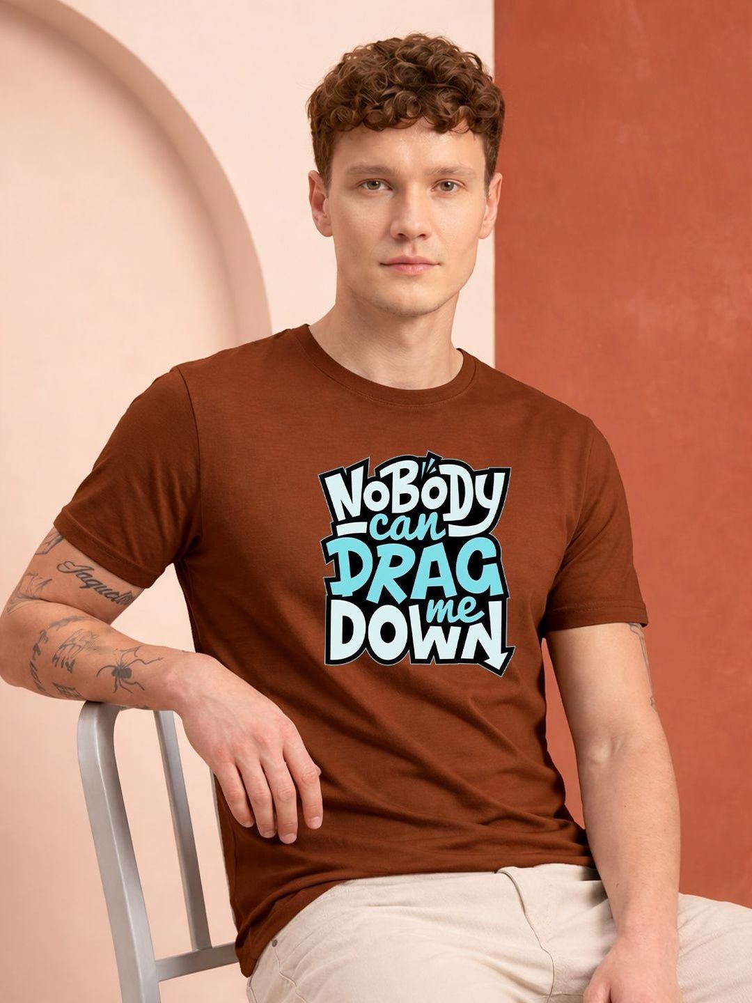 HERE&NOW Men Printed T-shirt