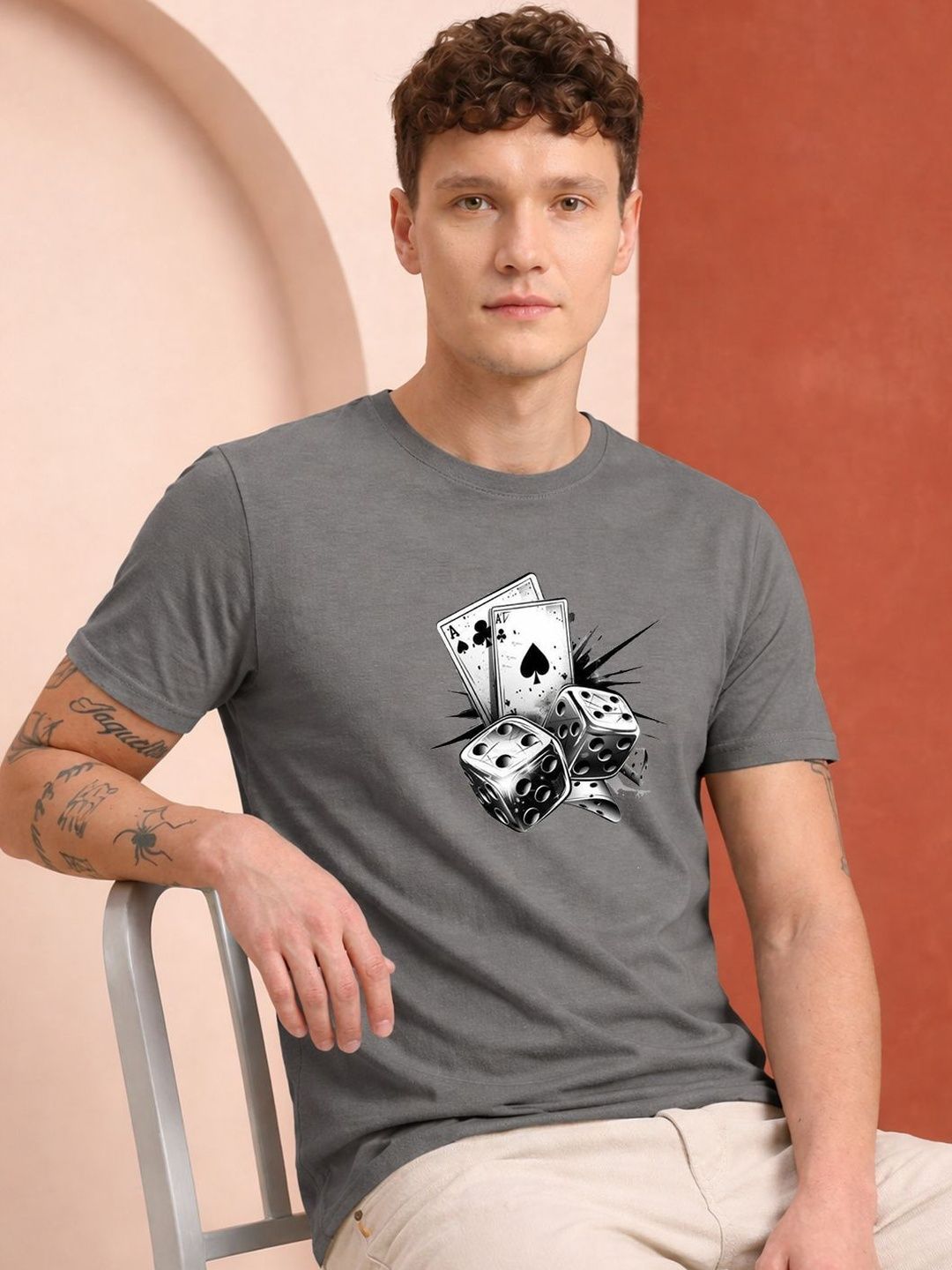 HERE&NOW Men Printed T-shirt