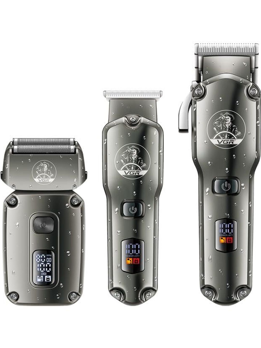 VGR V-675 S3 Professional Trimmer Grooming Kit