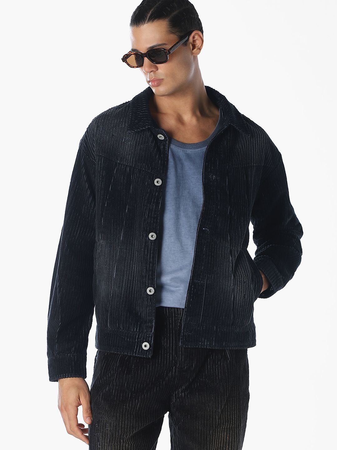 Jack & Jones Men Open Front Jacket