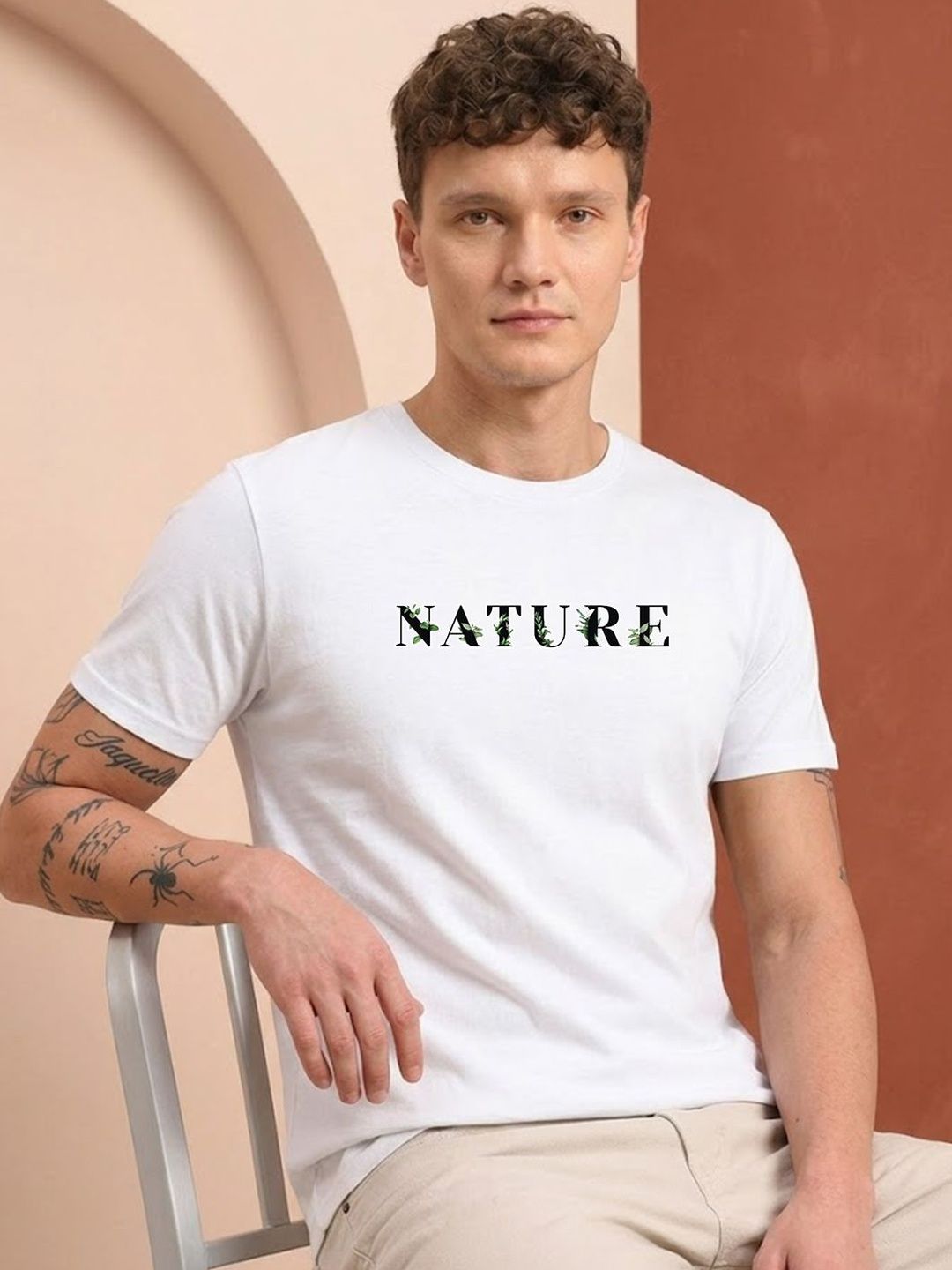 HERE&NOW Men Printed T-shirt