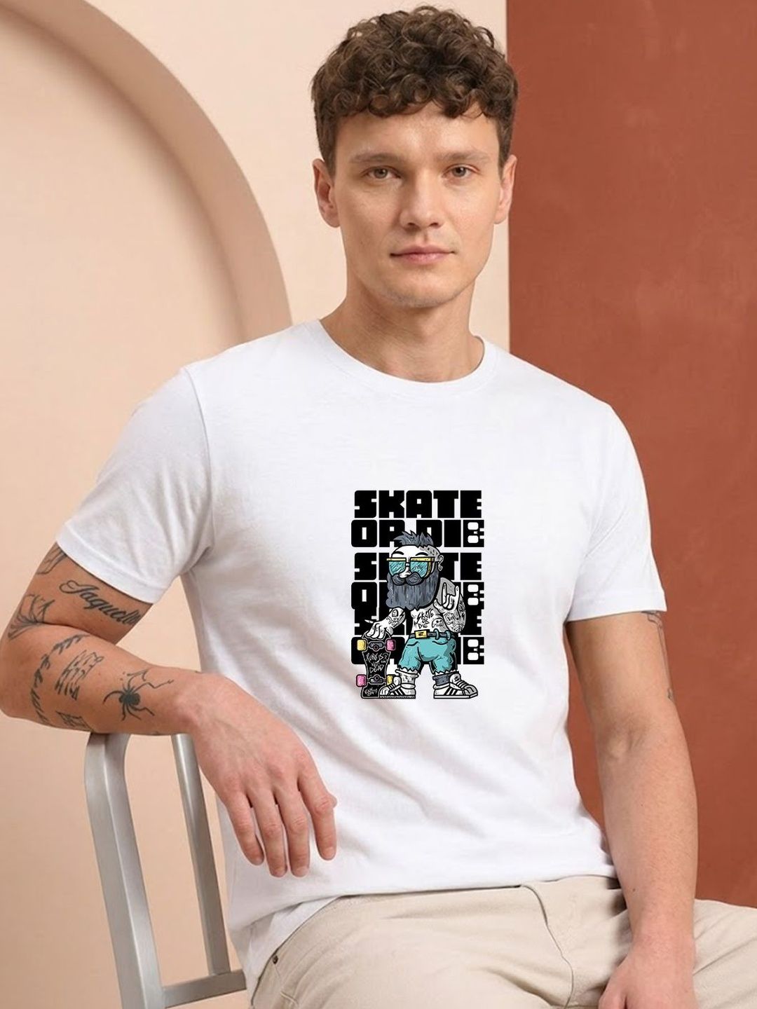 HERE&NOW Men Printed T-shirt