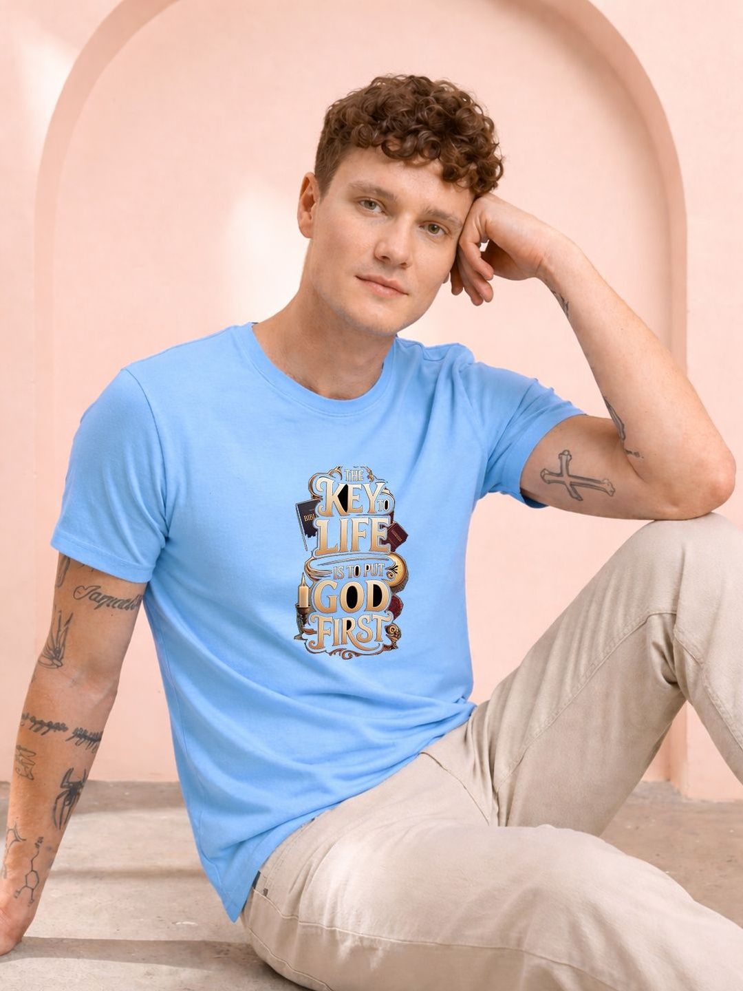 HERE&NOW Men Printed T-shirt