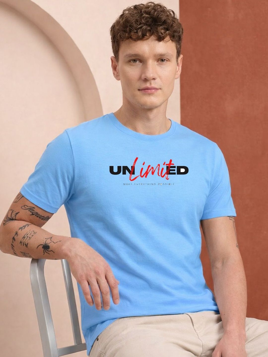 HERE&NOW Men Printed T-shirt