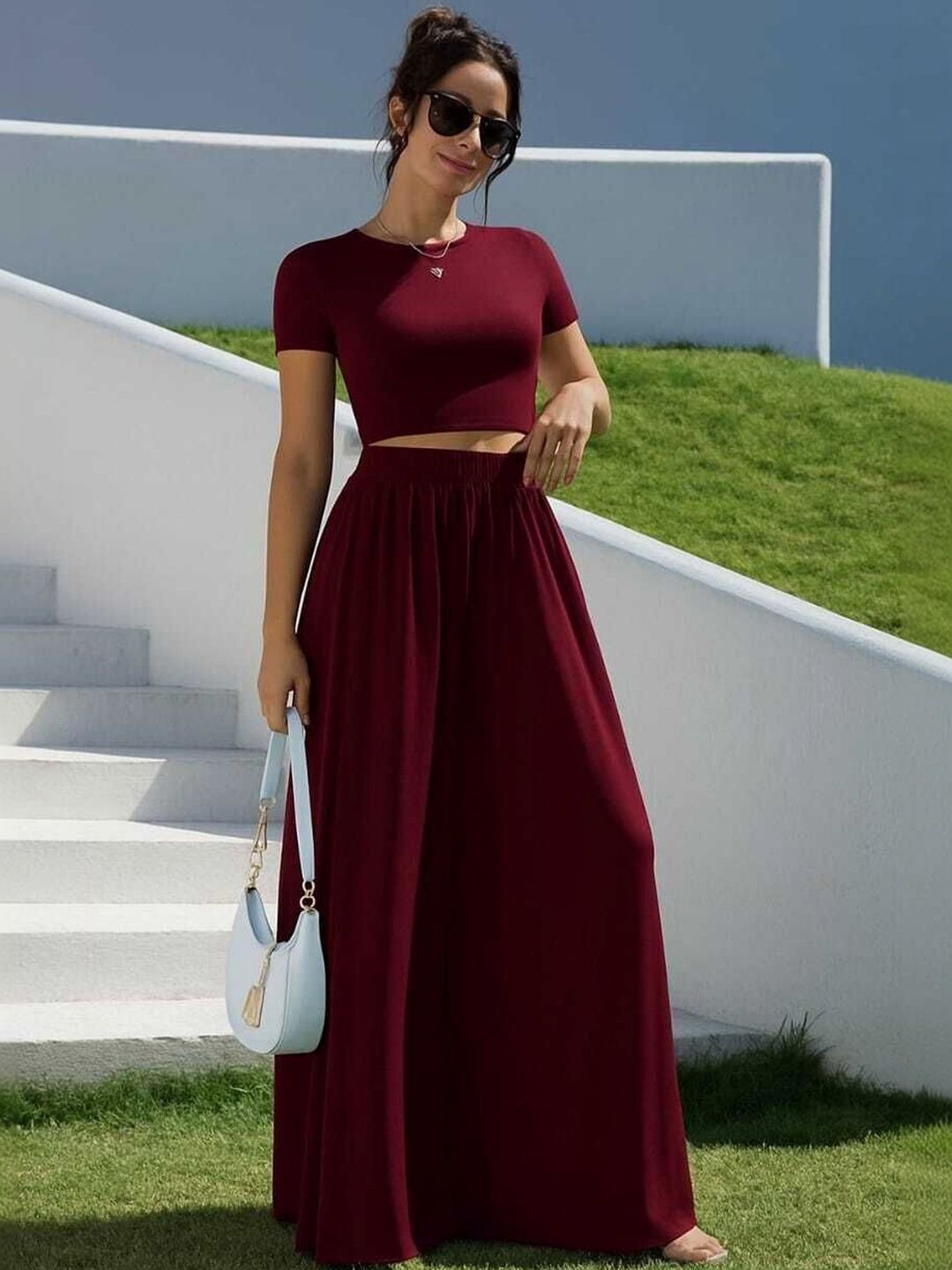 TANUSHK Women Top with Palazzos