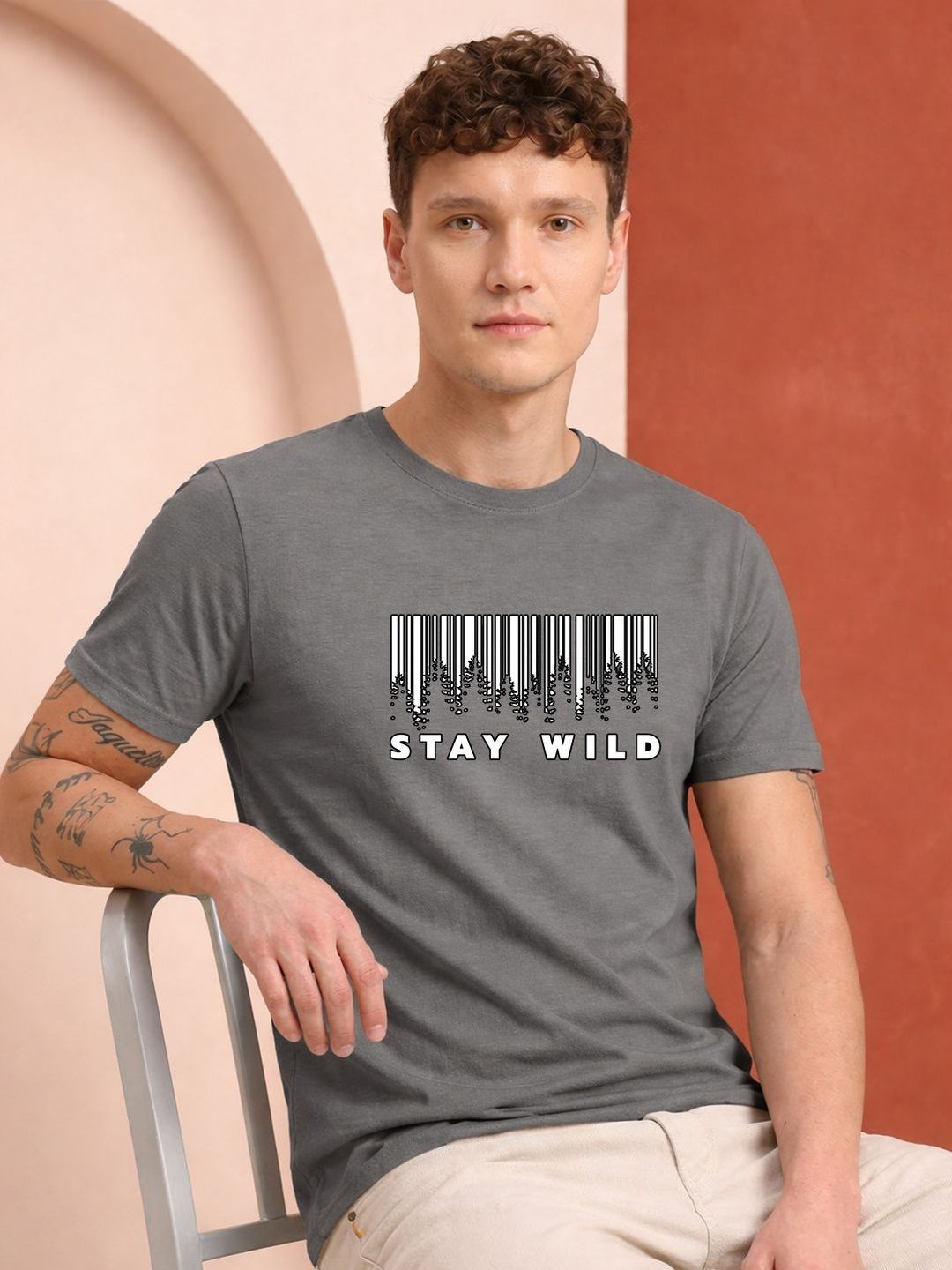 HERE&NOW Men Printed T-shirt