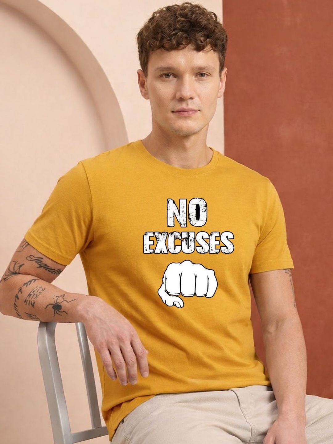 HERE&NOW Men Printed T-shirt