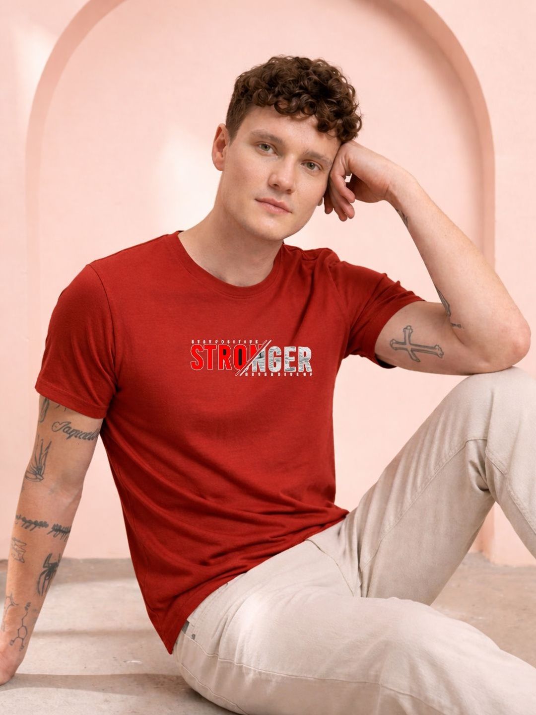 HERE&NOW Men Printed T-shirt