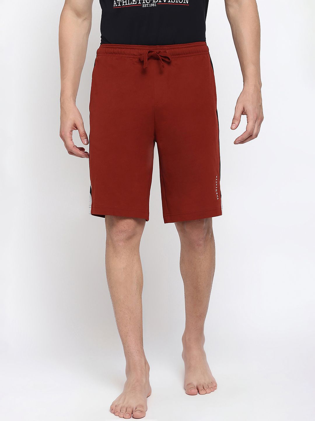 Van Heusen Innerwear Mid Rise Cotton Regular Lounge Shorts