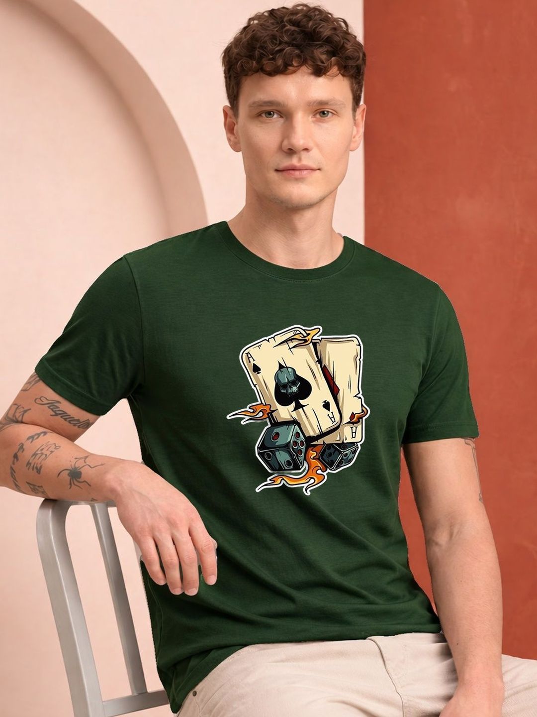 HERE&NOW Men Printed T-shirt