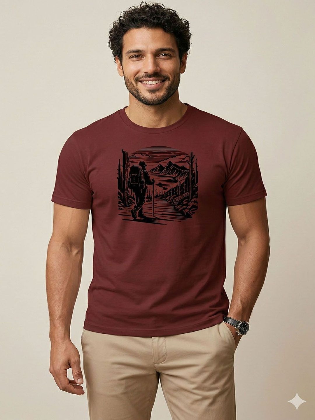 HERE&NOW Men Printed T-shirt