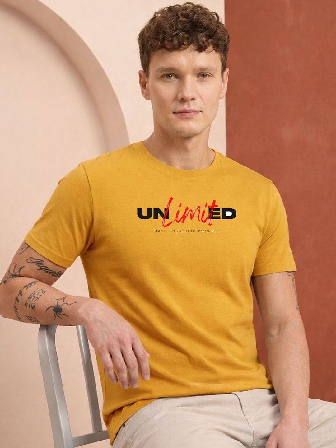 HERE&NOW Men Printed T-shirt