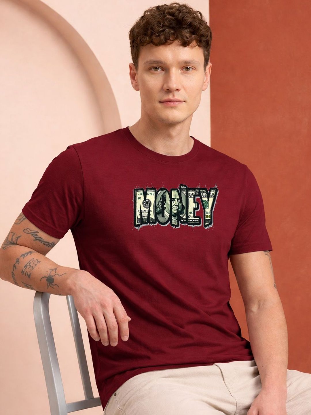 HERE&NOW Men Printed T-shirt