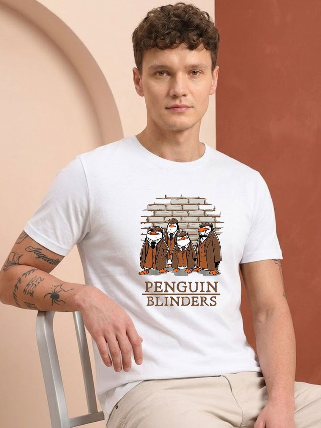HERE&NOW Men Printed T-shirt