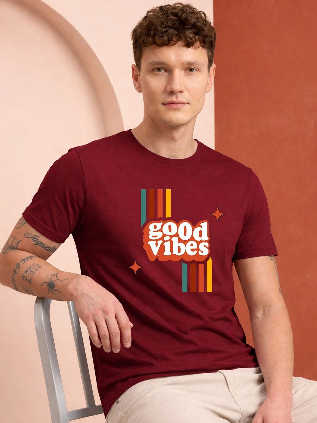 HERE&NOW Men Printed T-shirt