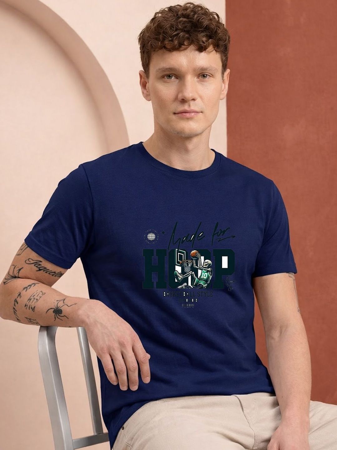 HERE&NOW Men Printed T-shirt
