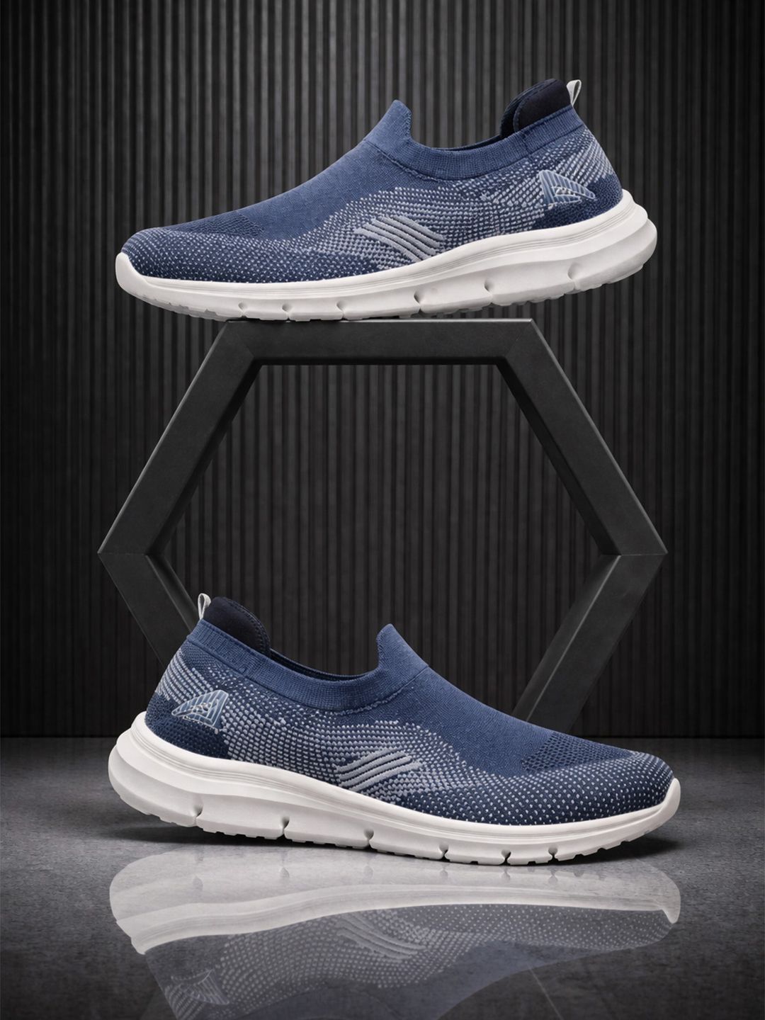 IMPAKTO Men Slip-on Walking Lightweight Breathable Skid Resistant outsole Shoes