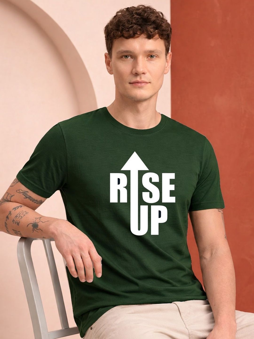 HERE&NOW Men Printed T-shirt
