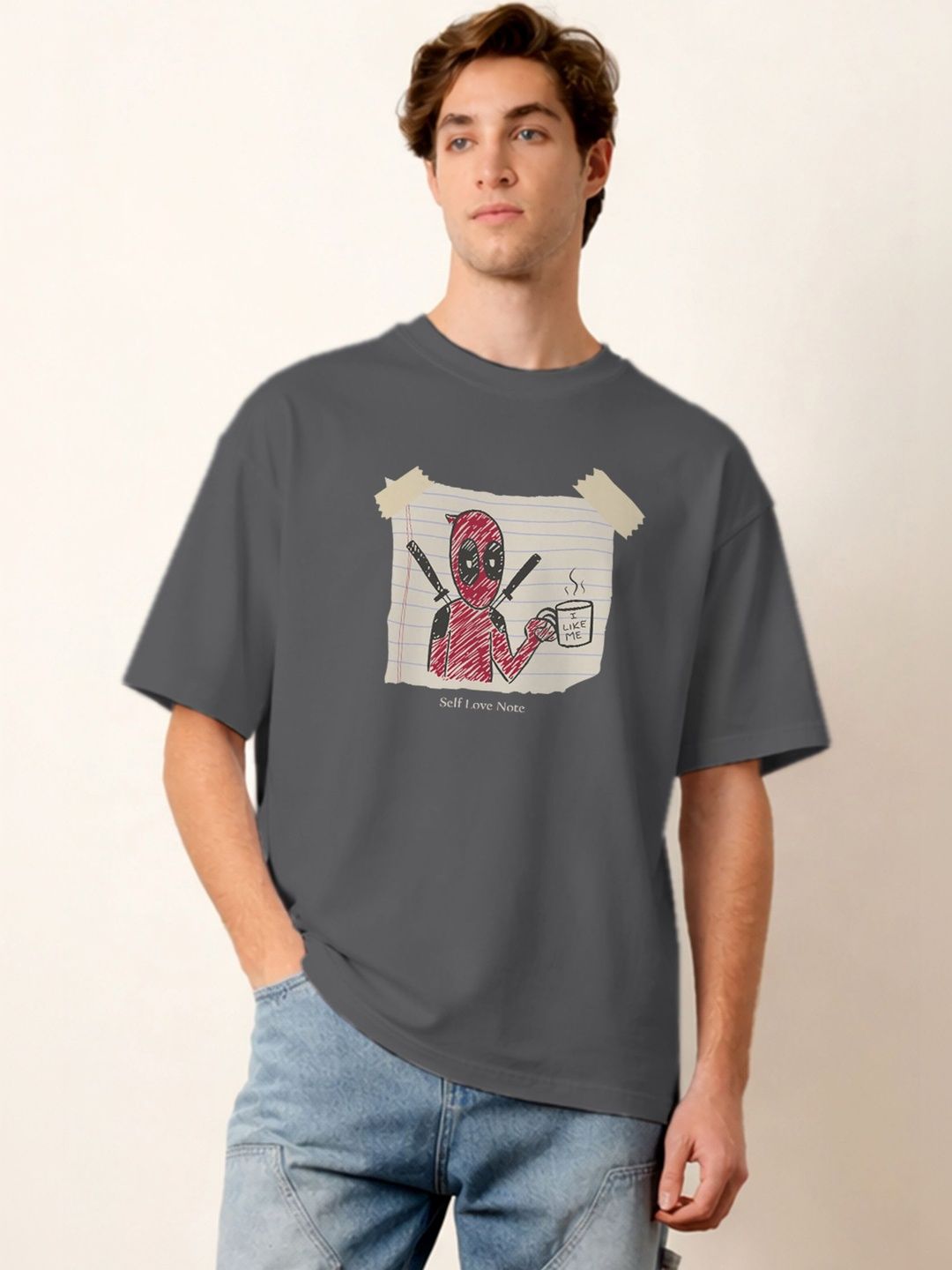 TOGS & TERRE Men Typography Printed Organic Cotton Blend T-shirt