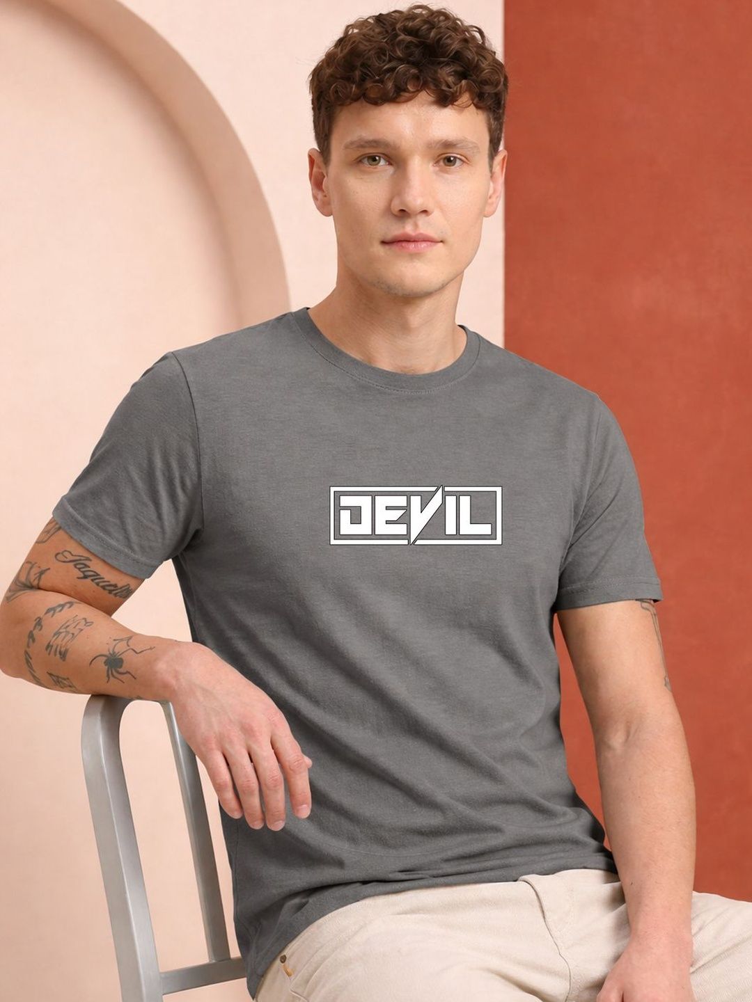 HERE&NOW Men Printed T-shirt
