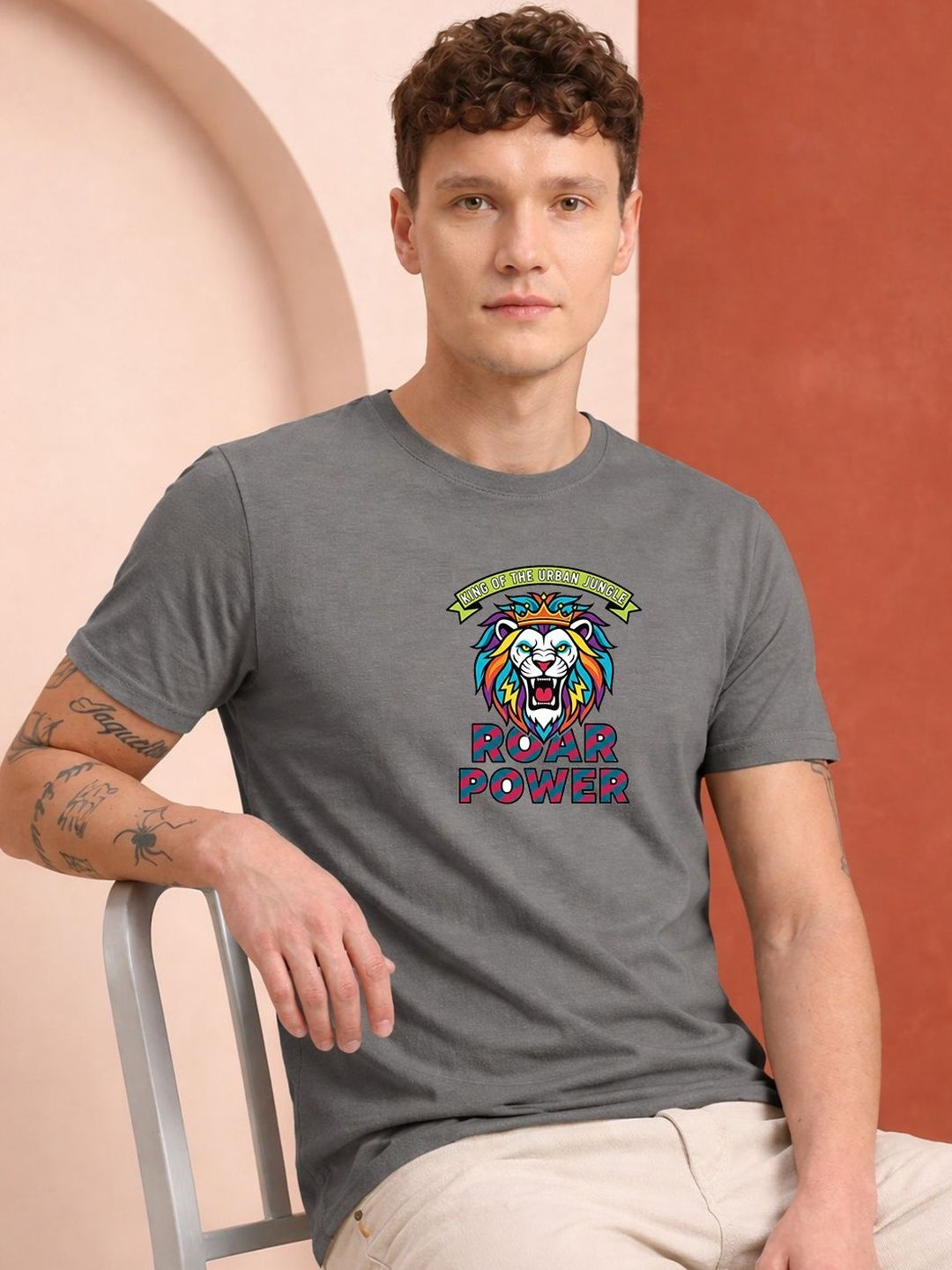 HERE&NOW Men Printed T-shirt