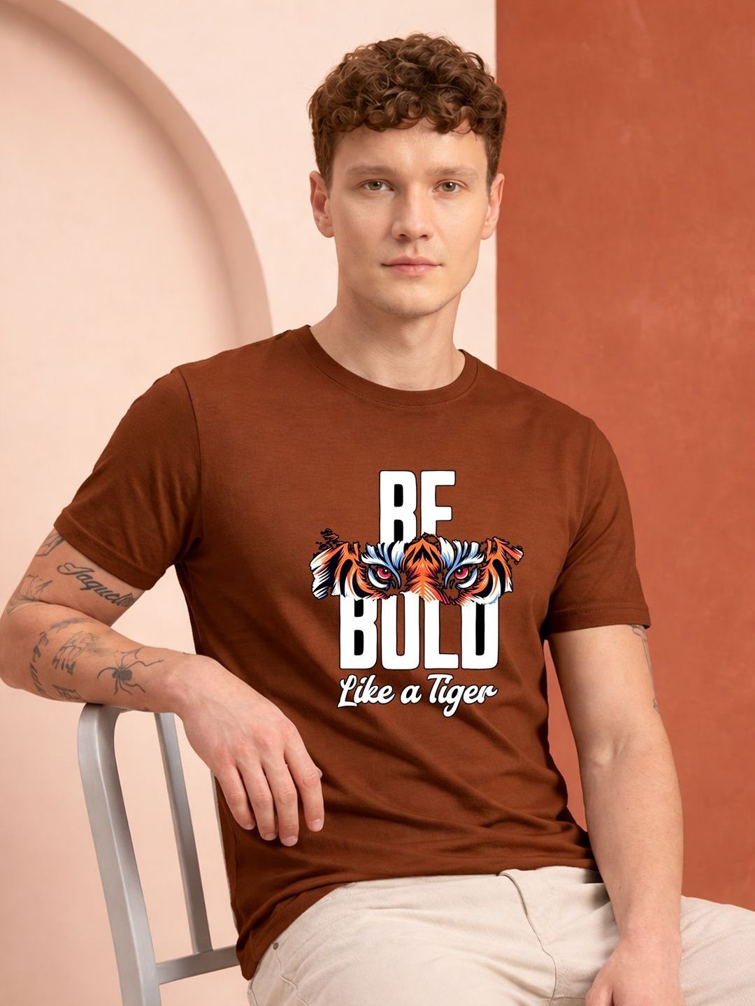 HERE&NOW Men Printed T-shirt