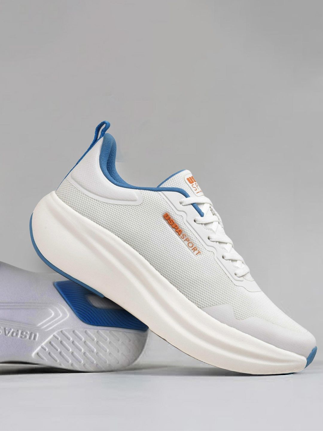 U.S. Polo Assn. Blaze Casual Off White Walking Shoes