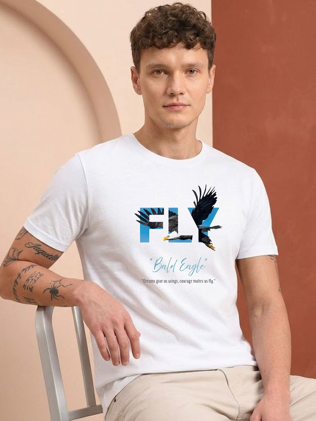 HERE&NOW Men Printed T-shirt