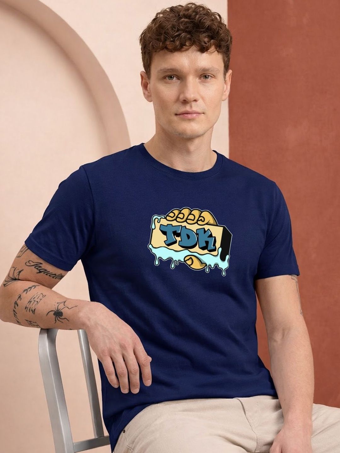 HERE&NOW Men Printed T-shirt