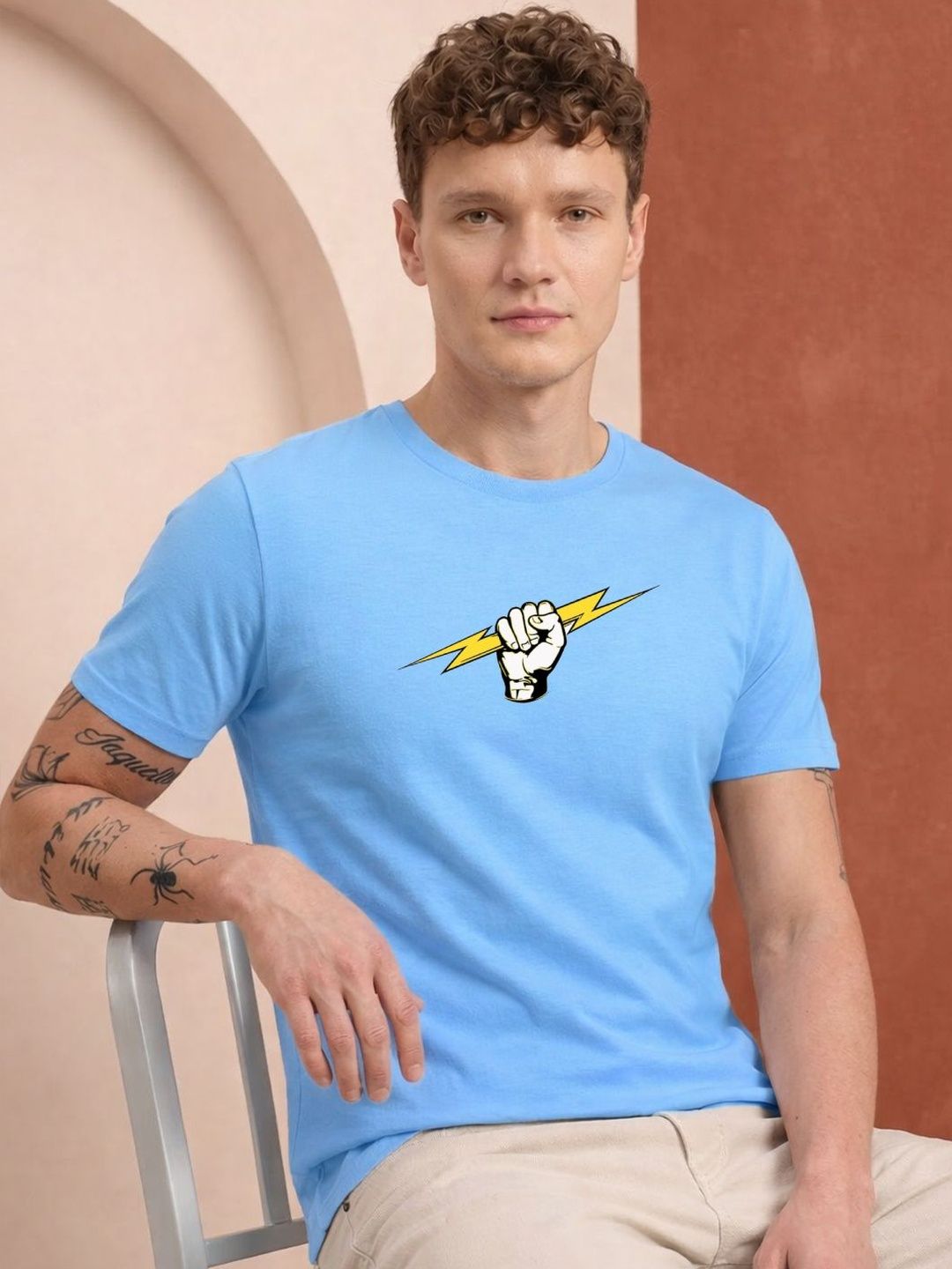 HERE&NOW Men Printed T-shirt