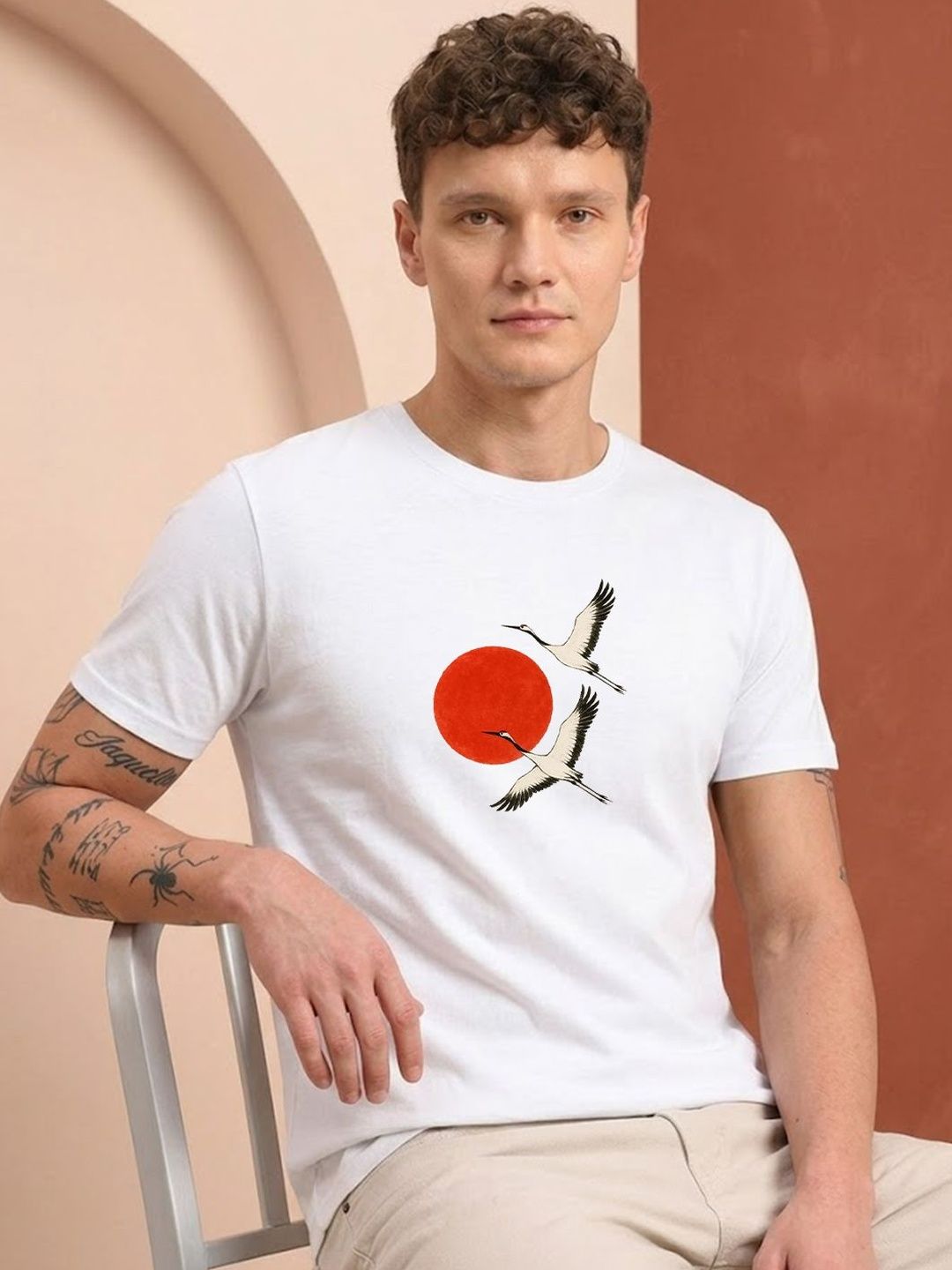HERE&NOW Men Printed T-shirt